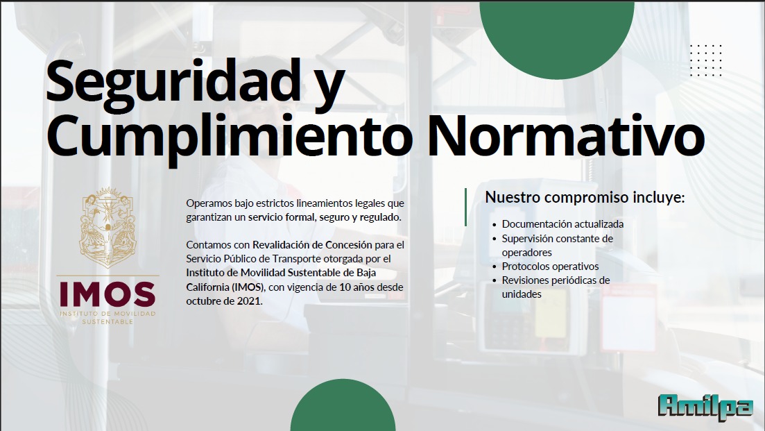Cumplimiento normativo: revalidación de concesión del IMOS