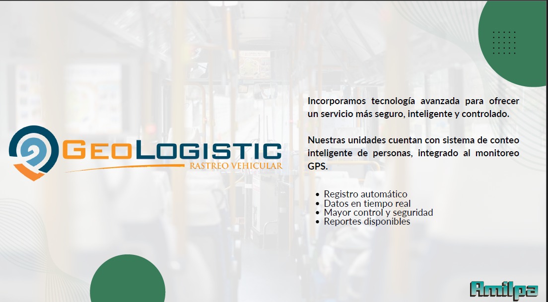 GeoLogistic: rastreo vehicular con conteo inteligente de personas